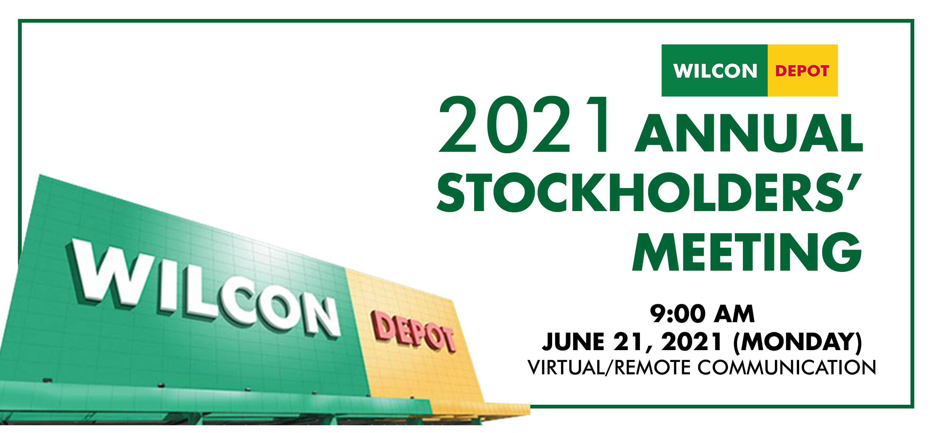 Wilcon Depot Investor Relations